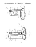 CLIP-ON WIRELESS DEVICE WITH RETRACTABLE EAR PIECE diagram and image