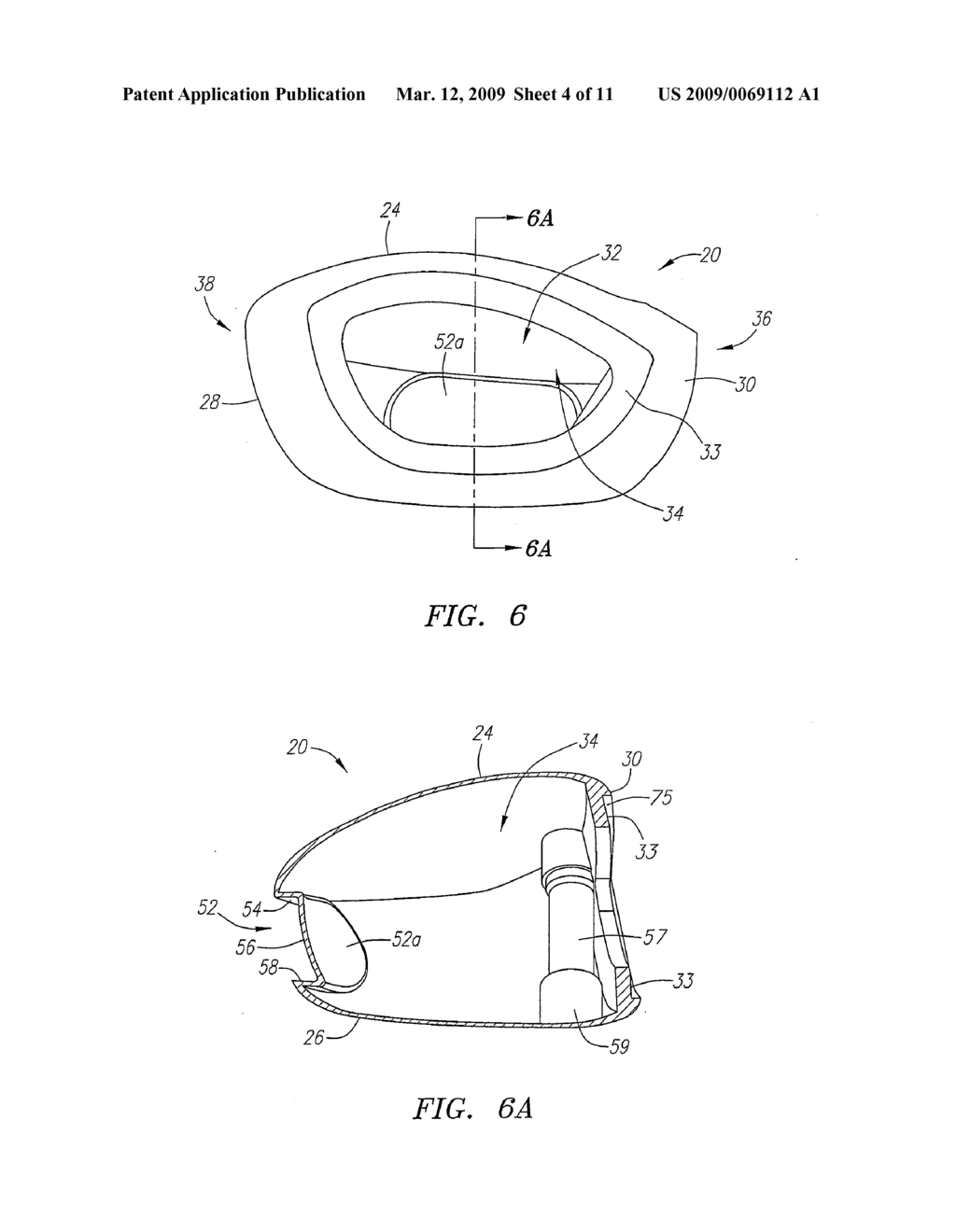 GOLF CLUB HEAD WITH VARIABLE FACE THICKNESS - diagram, schematic, and image 05