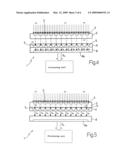 Microarray device for DNA recognition, apparatus using the microarray device, and corresponding method of operation diagram and image