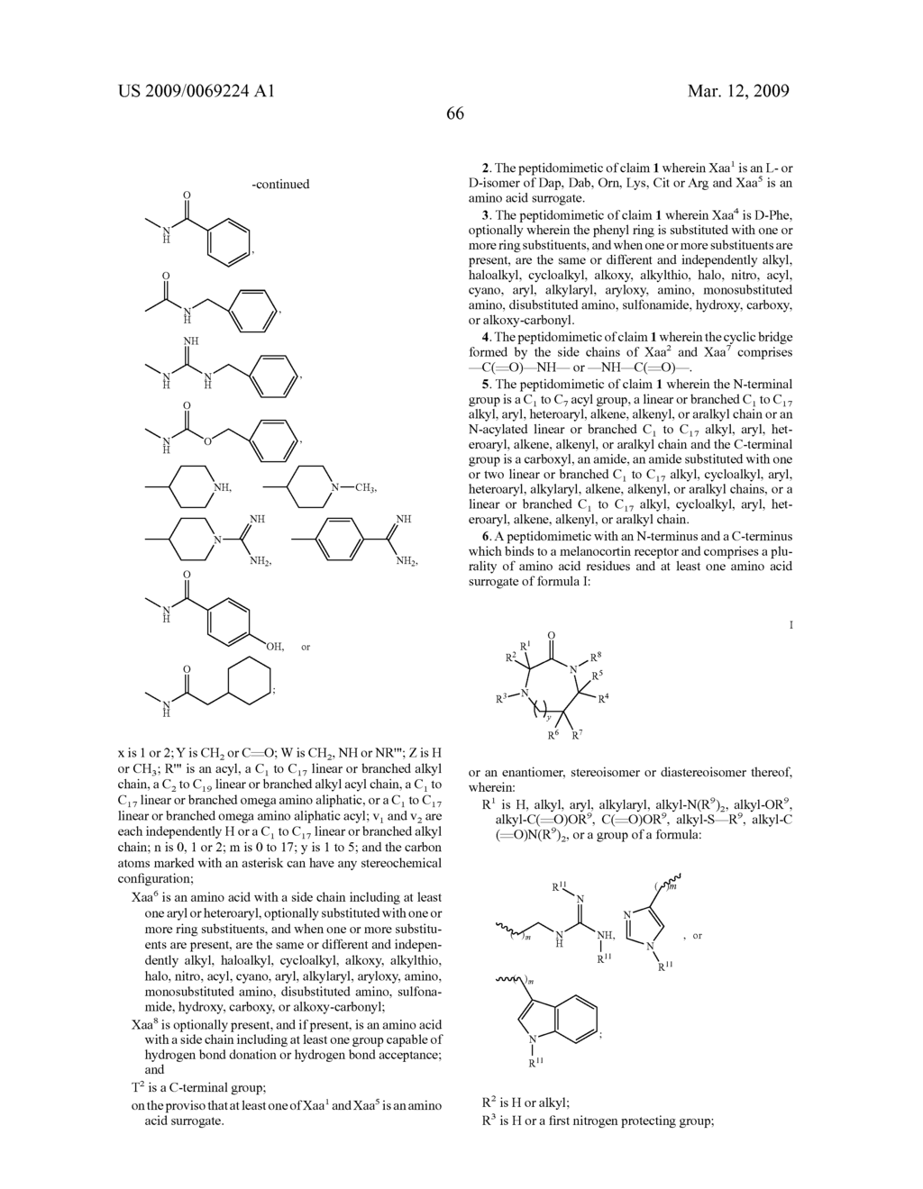 Linear and Cyclic Melanocortin Receptor-Specific Peptidomimetics - diagram, schematic, and image 67