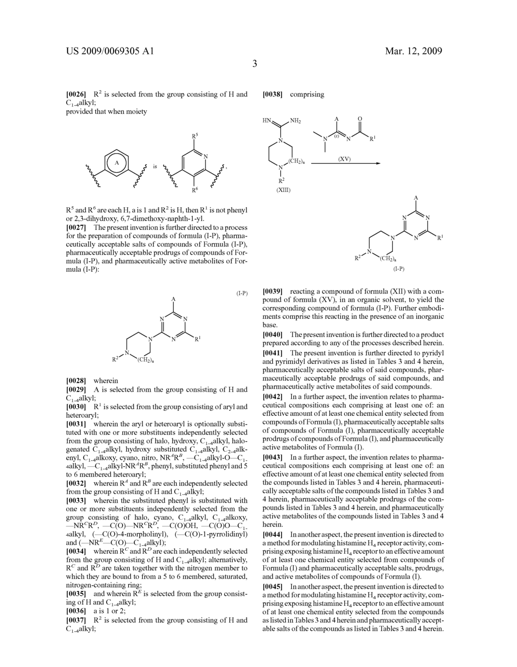 Substituted nitrogen-containing heteroaryl derivatives useful as modulators of the histamine H4 receptor - diagram, schematic, and image 04