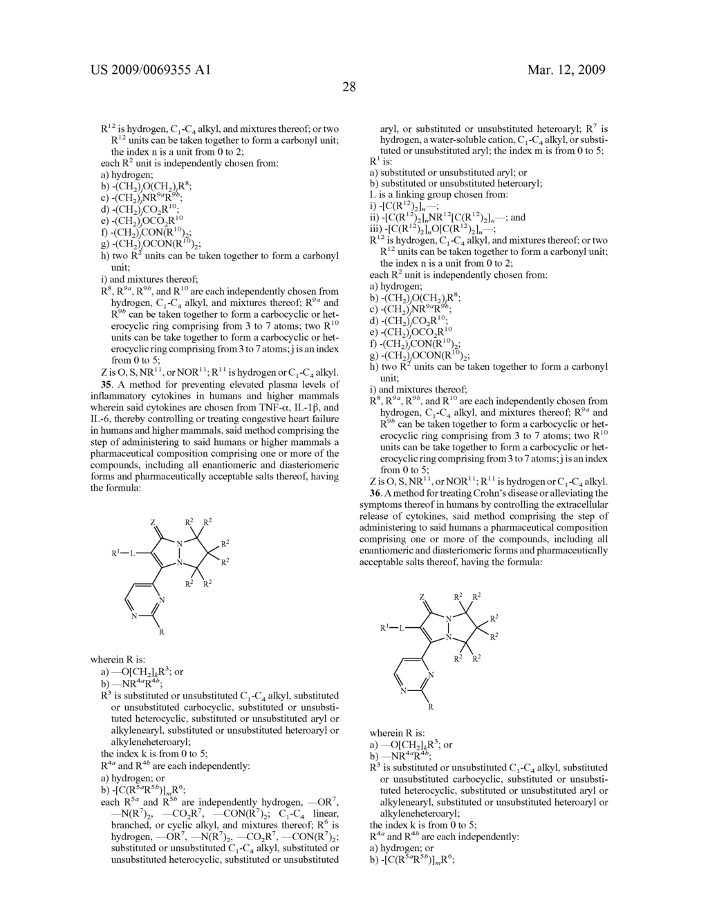 Bicyclic pyrazolone cytokine inhibitors - diagram, schematic, and image 29