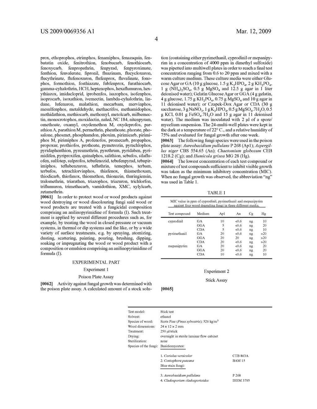 USE OF ANILINOPYRIMIDINES IN WOOD PROTECTION - diagram, schematic, and image 05