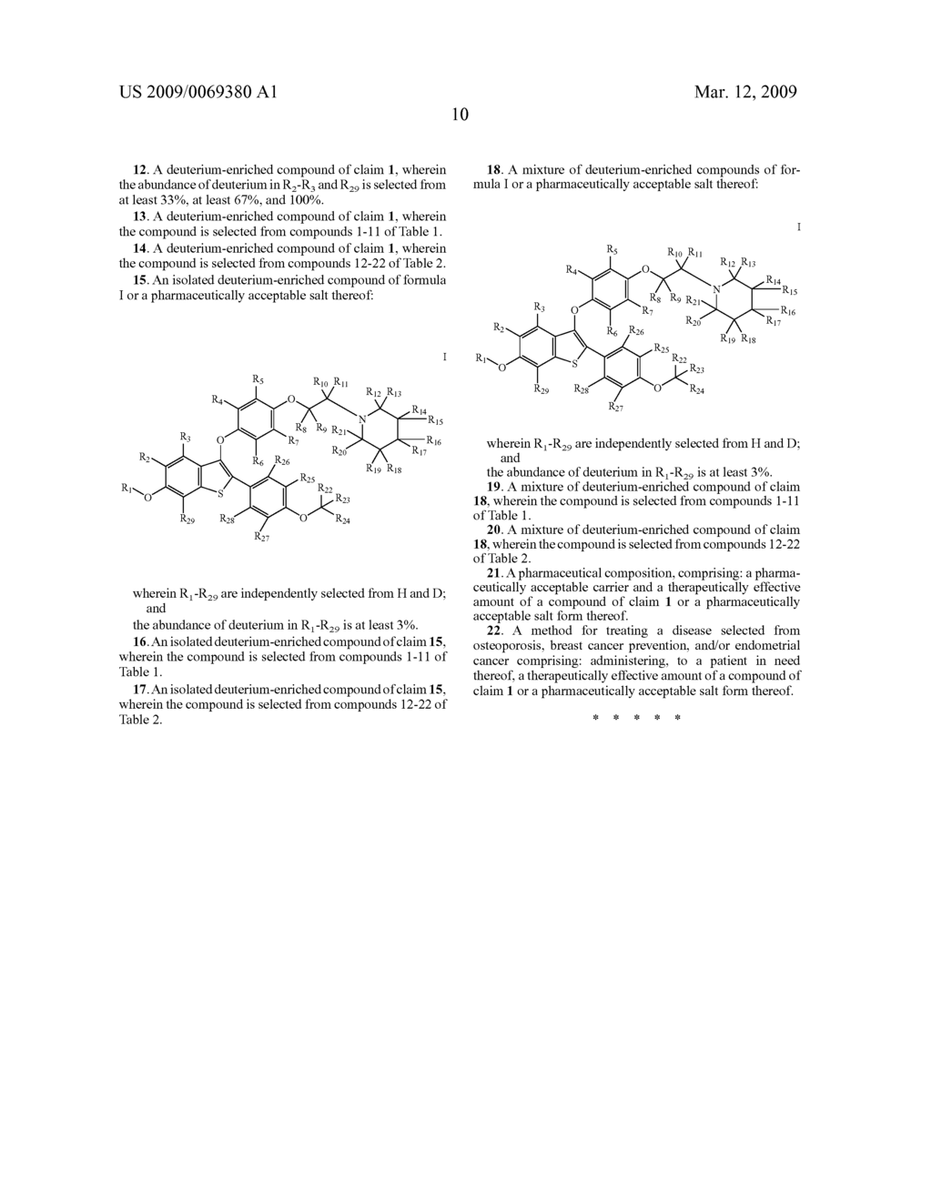 DEUTERIUM-ENRICHED AROXIFENE - diagram, schematic, and image 11