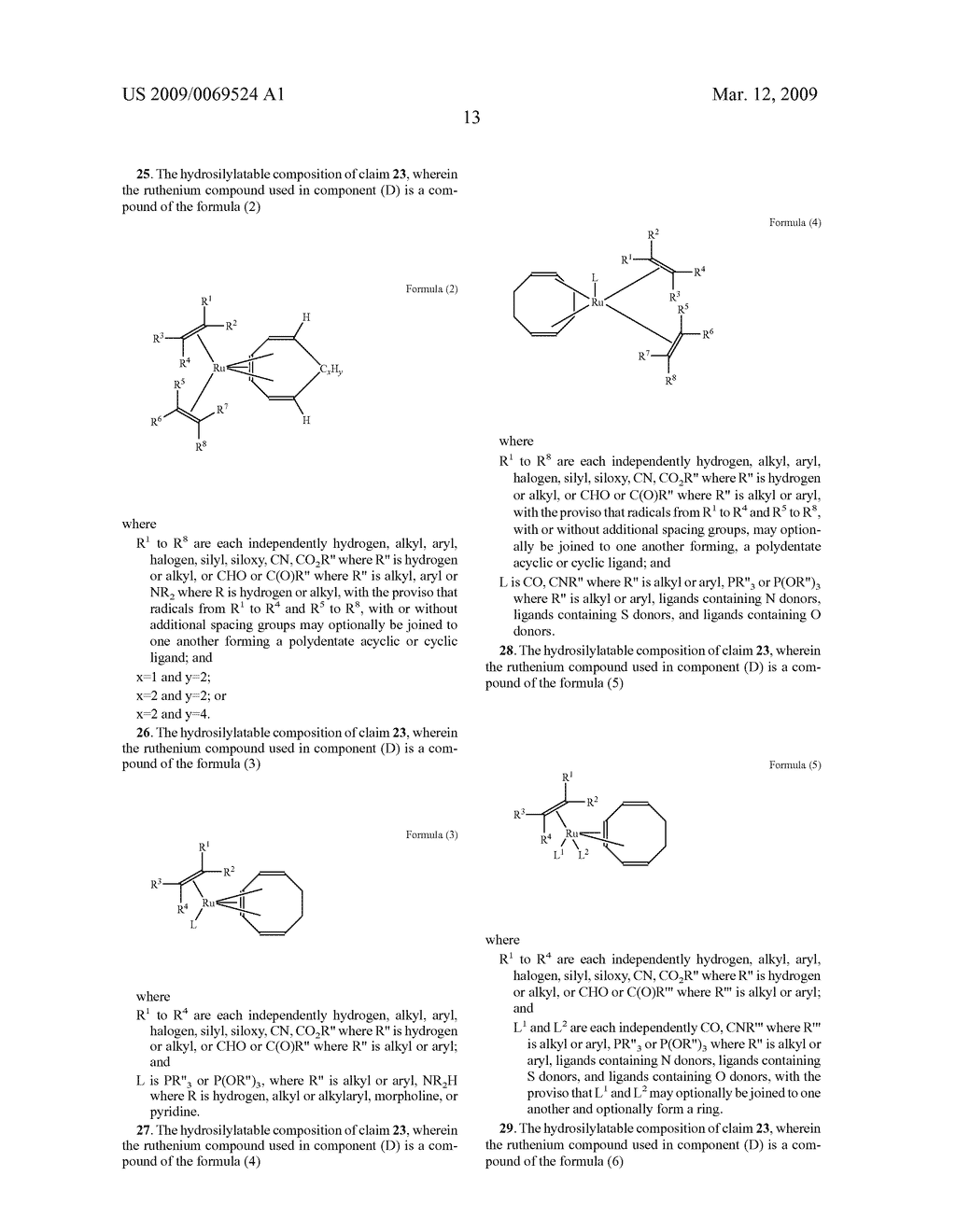 HYDROSILYLATION PROCESS IN THE PRESENCE OF RUTHENIUM CATALYZERS - diagram, schematic, and image 14