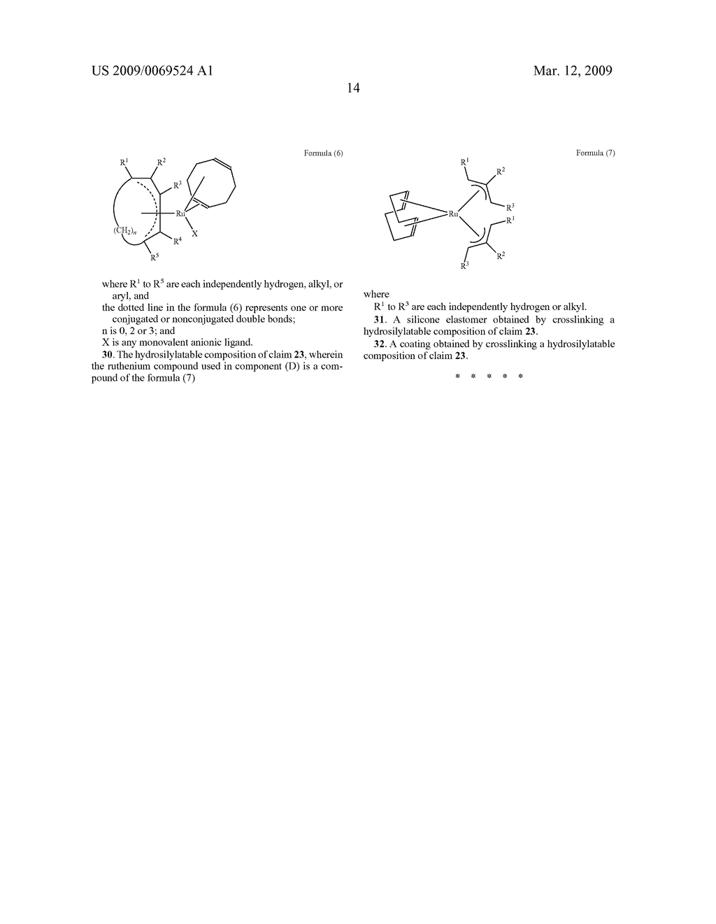 HYDROSILYLATION PROCESS IN THE PRESENCE OF RUTHENIUM CATALYZERS - diagram, schematic, and image 15