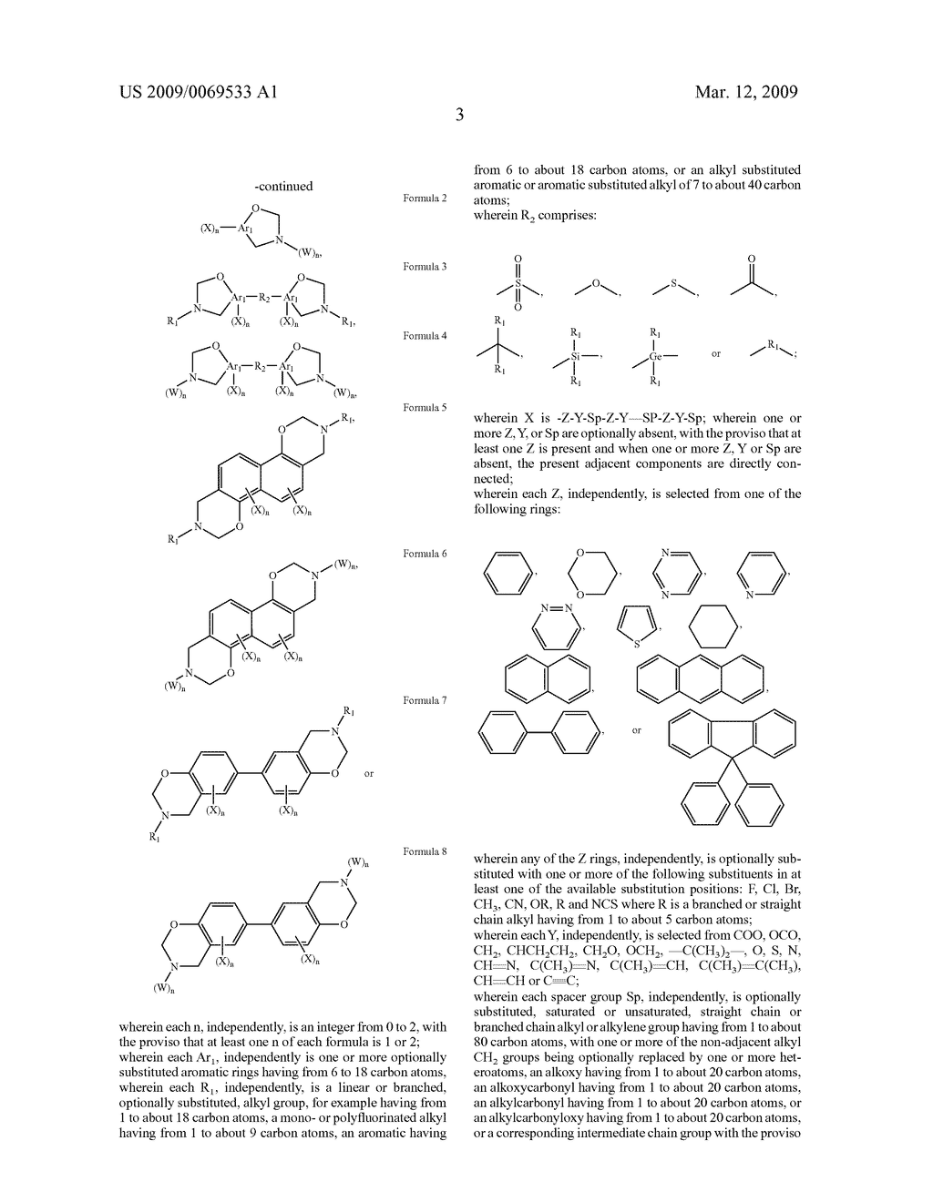 Benzoxazine monomers, polymers and compositions - diagram, schematic, and image 05