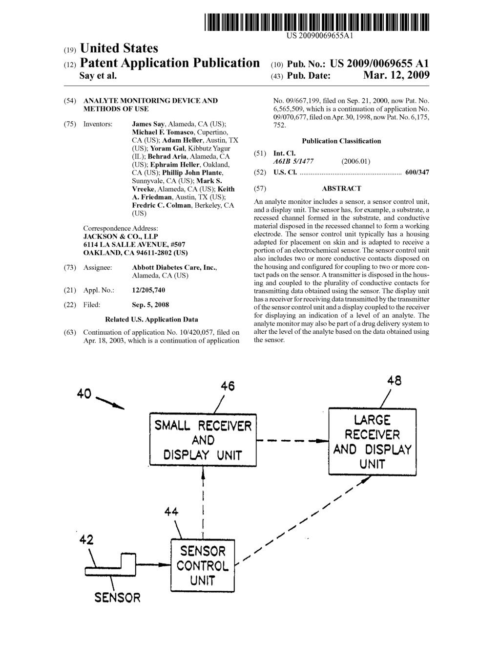 Analyte Monitoring Device and Methods of Use - diagram, schematic, and image 01