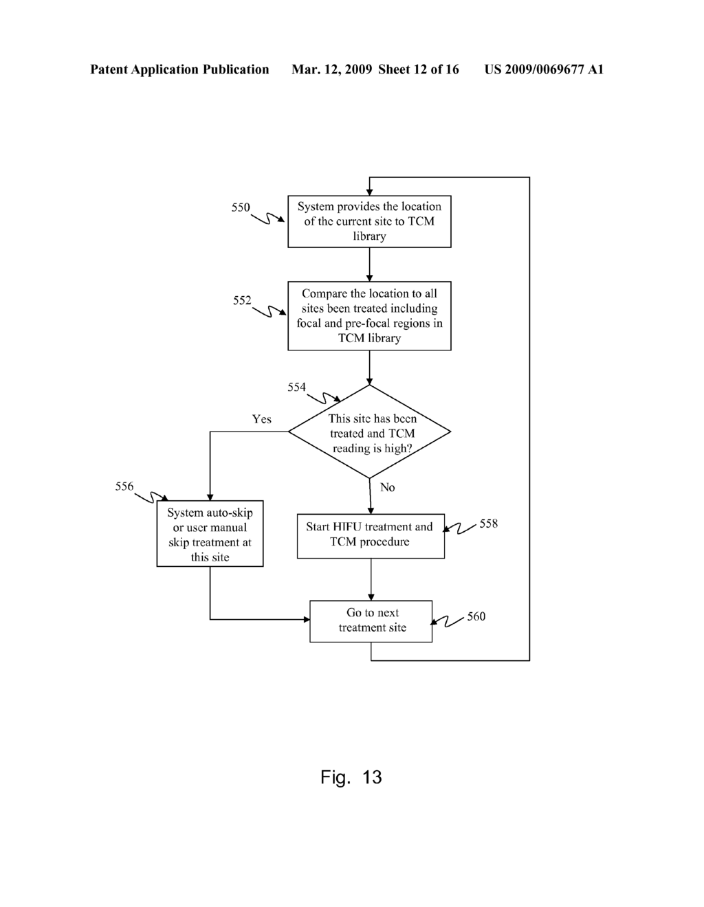 SYSTEM AND METHOD FOR TISSUE CHANGE MONITORING DURING HIFU TREATMENT - diagram, schematic, and image 13