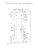 Disposable wearable absorbent articles with anchoring subsystems diagram and image