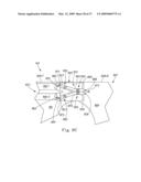 Disposable wearable absorbent articles with anchoring subsystems diagram and image