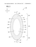 BODY ADHERING ABSORBENT ARTICLE AND METHOD FOR DONNING SUCH ARTICLE diagram and image