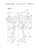 BODY ADHERING ABSORBENT ARTICLE AND METHOD FOR DONNING SUCH ARTICLE diagram and image
