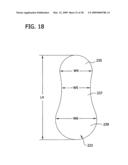 BODY ADHERING ABSORBENT ARTICLE AND METHOD FOR DONNING SUCH ARTICLE diagram and image