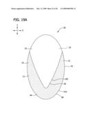 BODY ADHERING ABSORBENT ARTICLE AND METHOD FOR DONNING SUCH ARTICLE diagram and image