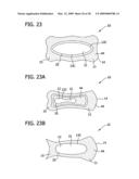 BODY ADHERING ABSORBENT ARTICLE AND METHOD FOR DONNING SUCH ARTICLE diagram and image