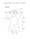 BODY ADHERING ABSORBENT ARTICLE AND METHOD FOR DONNING SUCH ARTICLE diagram and image