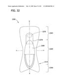 BODY ADHERING ABSORBENT ARTICLE AND METHOD FOR DONNING SUCH ARTICLE diagram and image