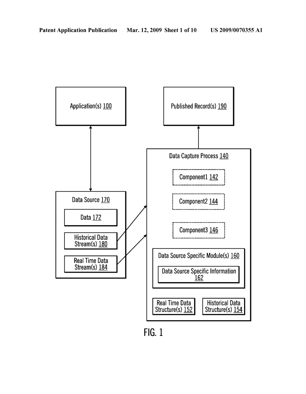 TRANSITIONING BETWEEN HISTORICAL AND REAL TIME DATA STREAMS IN THE PROCESSING OF DATA CHANGE MESSAGES - diagram, schematic, and image 02