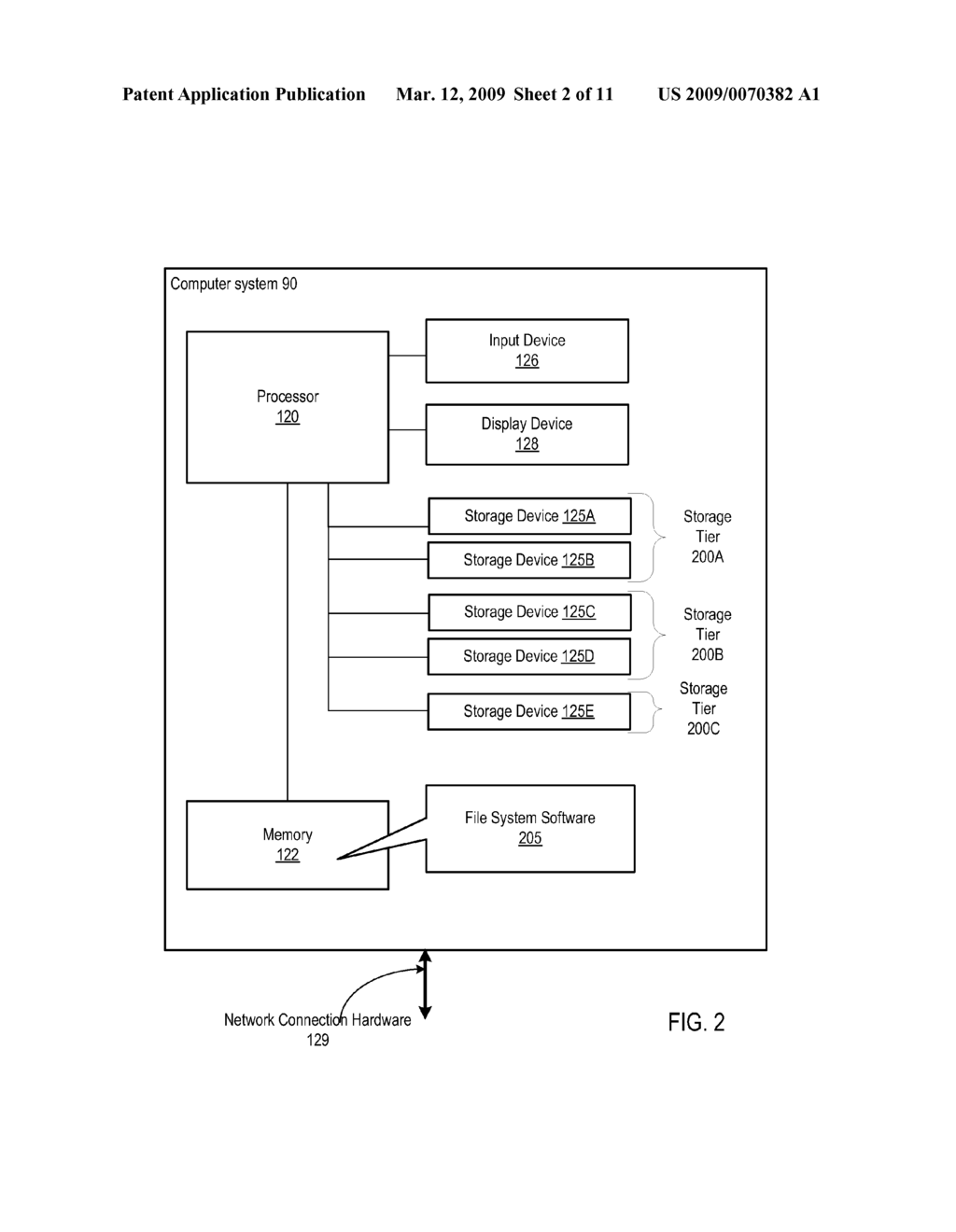 System and Method for Performing a File System Operation on a Specified Storage Tier - diagram, schematic, and image 03