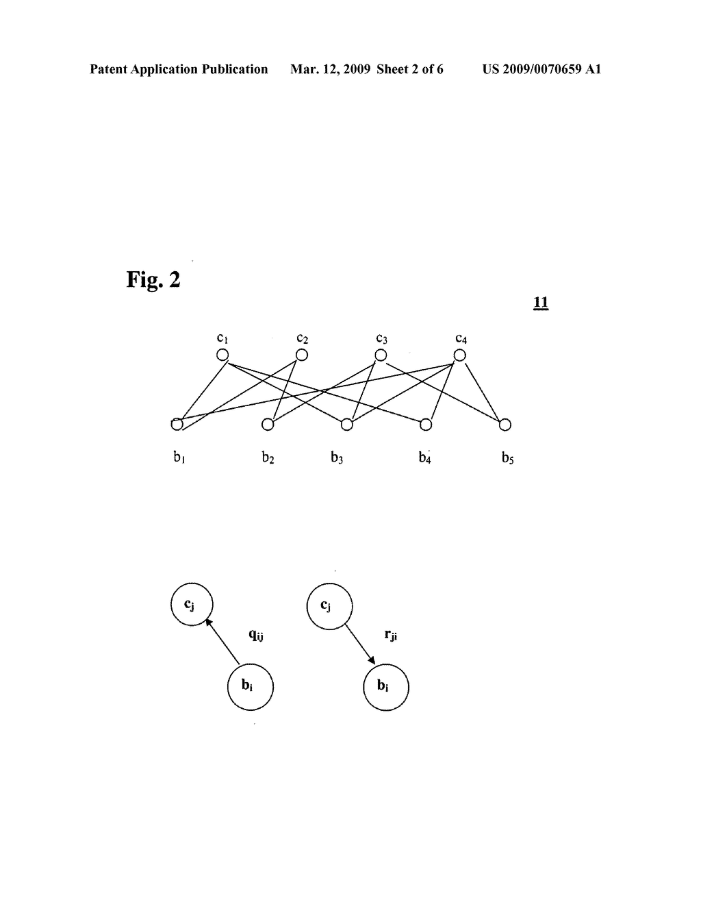 LDPC DECODER WITH AN IMPROVED LLR UPDATE METHOD USING A SET OF RELATIVE VALUES FREE FROM A SHIFTING ACTION - diagram, schematic, and image 03