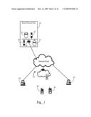 Social Network Site Including Contact-Based Recommendation Functionality diagram and image