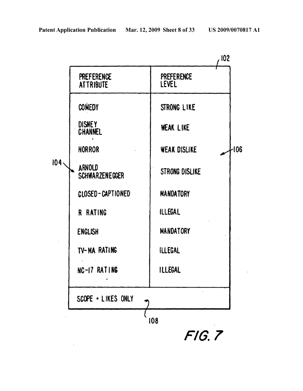 Program guide system with preference profiles - diagram, schematic, and image 09