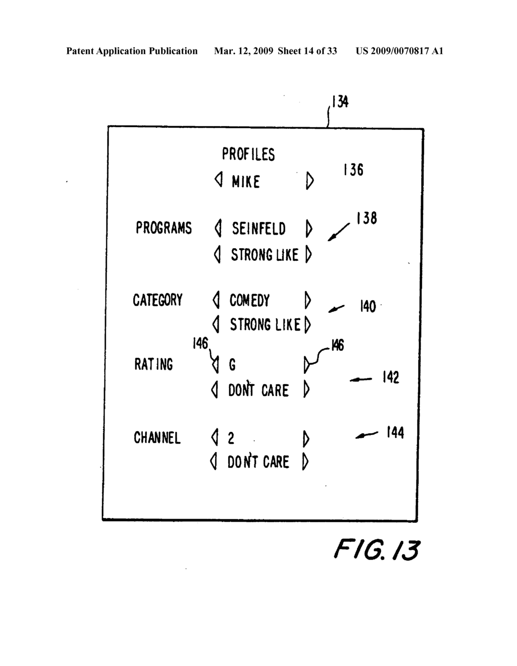 Program guide system with preference profiles - diagram, schematic, and image 15