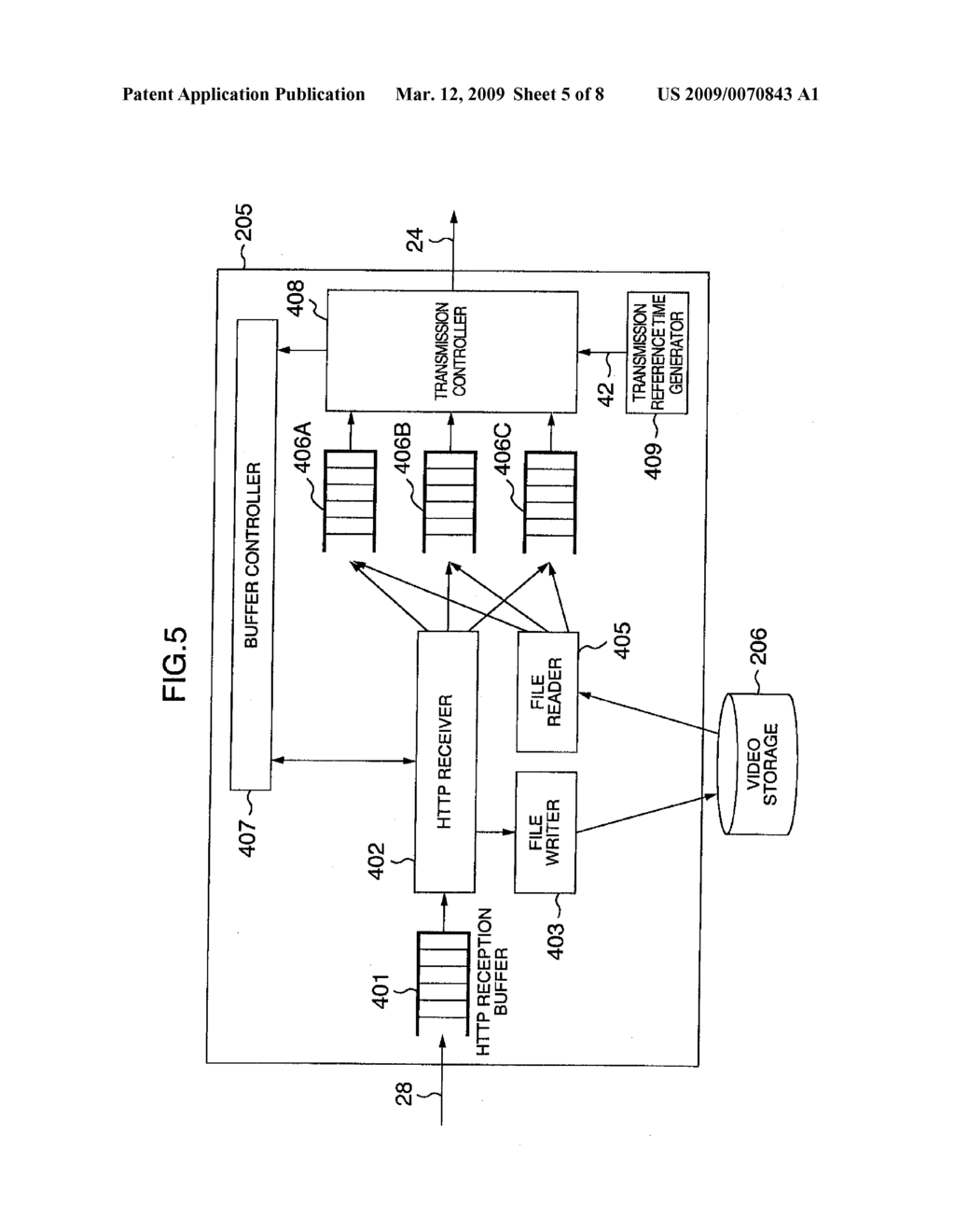 VIDEO SERVER FOR VIDEO DISTRIBUTION SYSTEM - diagram, schematic, and image 06