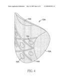 Protective sports-pad diagram and image