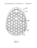 Protective sports-pad diagram and image