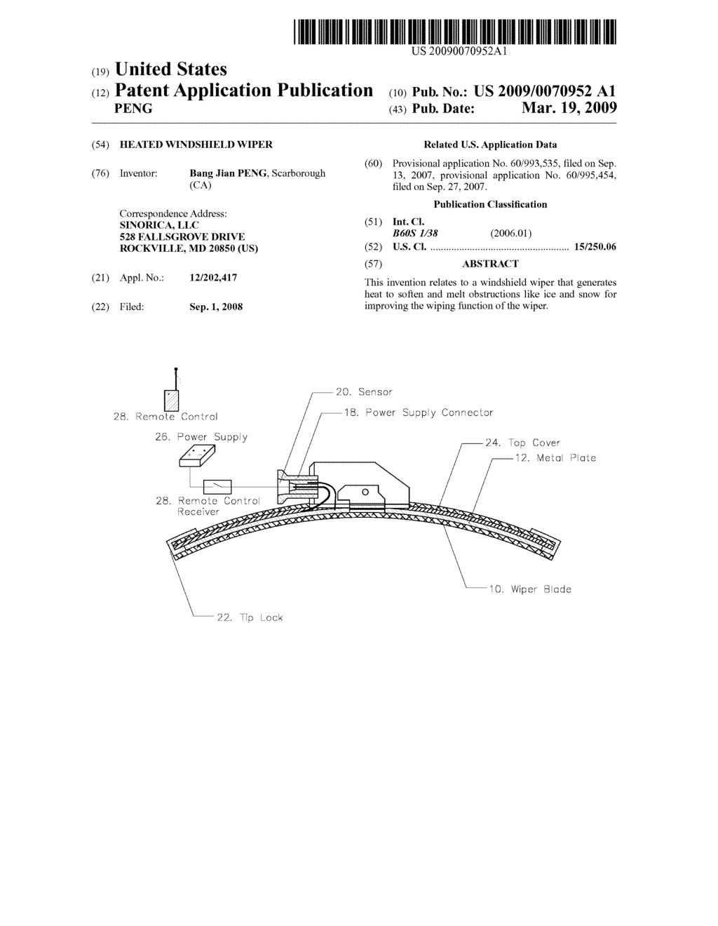 HEATED WINDSHIELD WIPER - diagram, schematic, and image 01