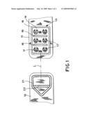 Brassiere patch closure diagram and image