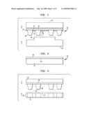 Formation of circuitry with modification of feature height diagram and image