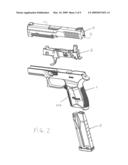 Modular Firearm System with Interchangeable Grip and Slide Assemblies and an Improved Firing Pin Safety for Firearm diagram and image