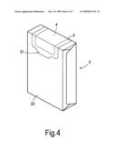 Method of Folding a Sheet of Packing Material with an Extraction Opening About a Group of Cigarettes, and Corresponding Package of Cigarettes diagram and image