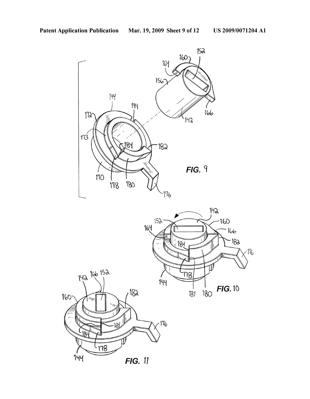 DEADBOLT LOCK ASSEMBLY - diagram, schematic, and image 10