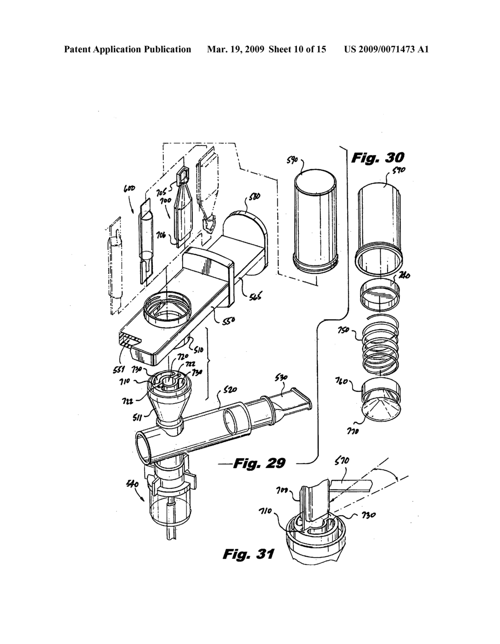 Semi-automatic emergency medication dose nebulizer - diagram, schematic, and image 11