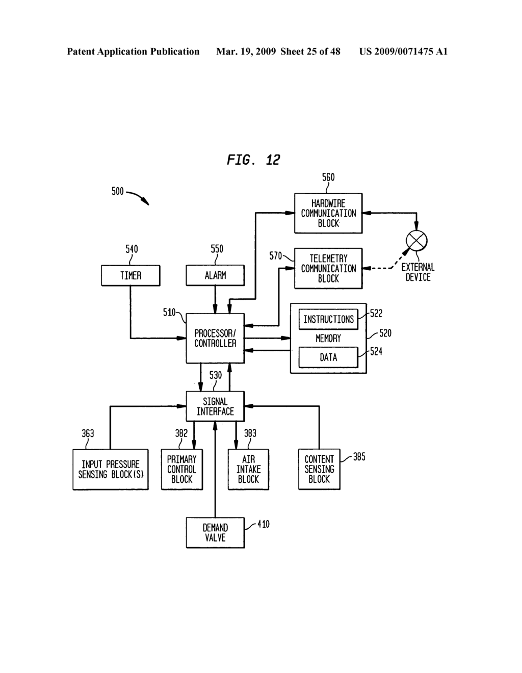 Method and devices for administration of therapeutic gases - diagram, schematic, and image 26