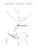 Extension hair production diagram and image