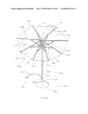 Audio system for outdoor umbrella diagram and image