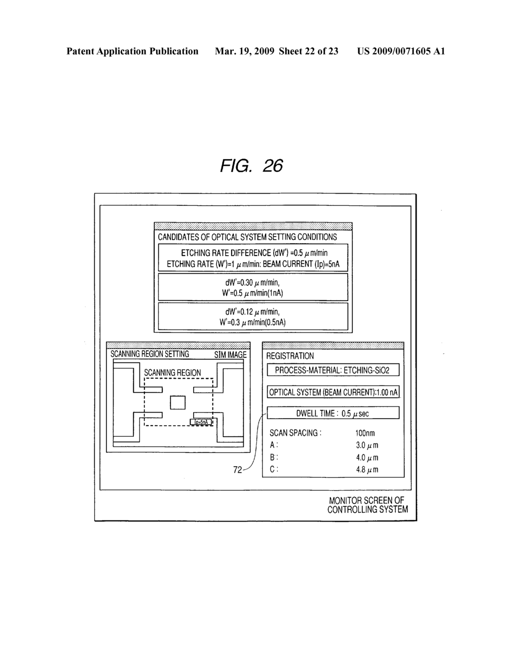 Method for depositing a film using a charged particle beam, method for performing selective etching using the same, and charged particle beam equipment therefor - diagram, schematic, and image 23