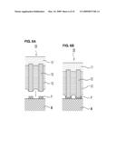 WIRING BOARD WITH COLUMNAR CONDUCTOR AND METHOD OF MAKING SAME diagram and image