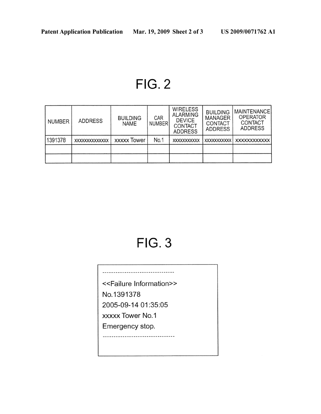 REMOTE INFORMING SYSTEM FOR ELEVATOR - diagram, schematic, and image 03