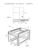 APPARATUS AND METHOD FOR A FLIP RAIL IN A RACK MOUNT diagram and image