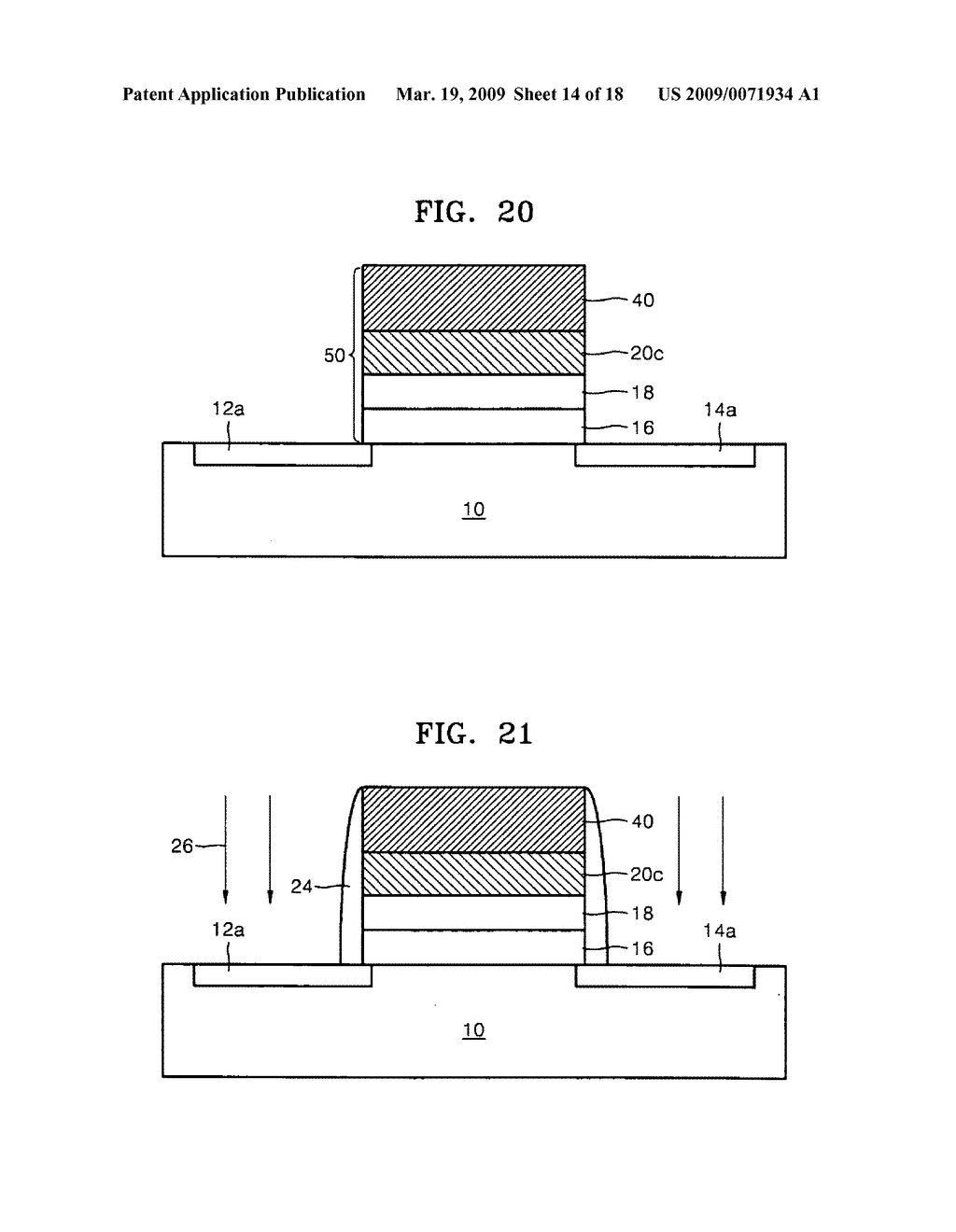 Crystalline aluminum oxide layers having increased energy band gap, charge trap layer devices including crystalline aluminum oxide layers, and methods of manufacturing the same - diagram, schematic, and image 15