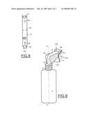 DISPENSING PUMP FOR PRODUCT STORAGE AND DISPENSING CONTAINER AND CONTAINER PROVIDED WITH SUCH A PUMP diagram and image