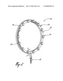 REDUNDANT MOUNTING SYSTEM FOR AN INTERNAL FUEL MANIFOLD diagram and image