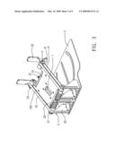 Supporting structure and tension adjusting mechanism thereof diagram and image