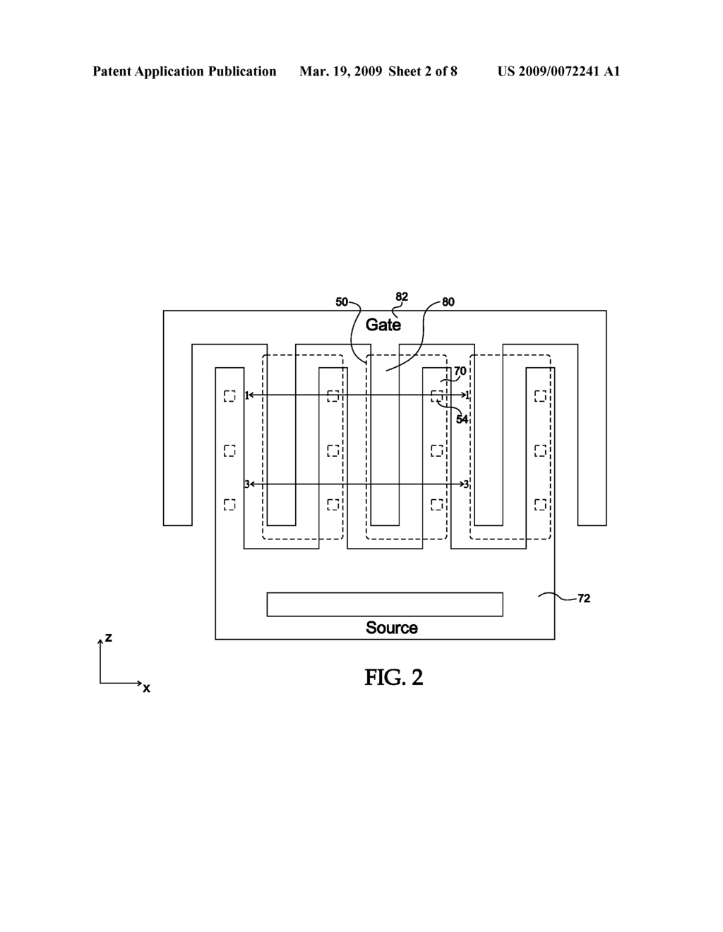 GRID-UMOSFET WITH ELECTRIC FIELD SHIELDING OF GATE OXIDE - diagram, schematic, and image 03